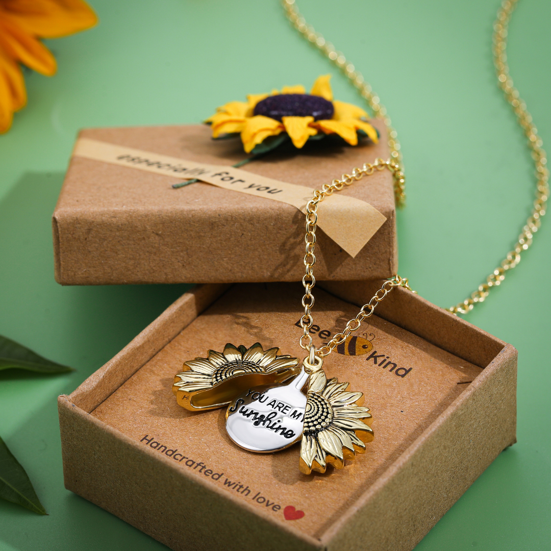 Zonnebloem Ketting "You Are My Sunshine" – Pure Emotie
