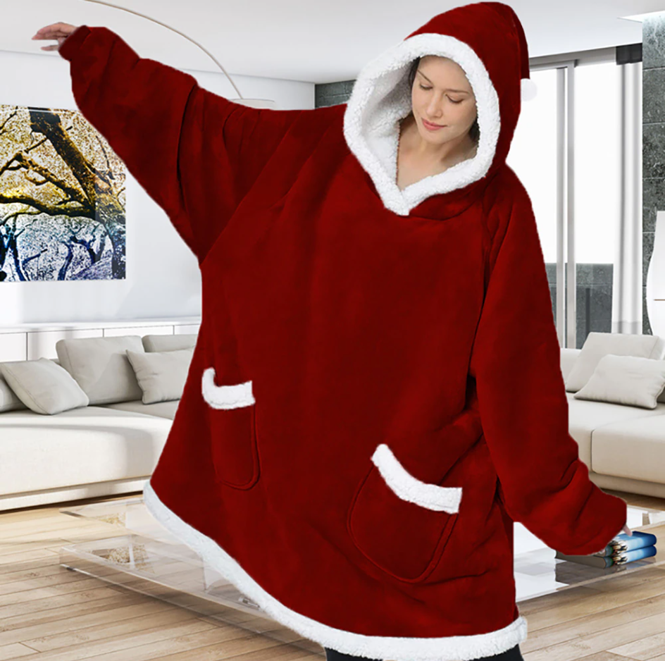 Giant plaid ultra comfortabele pull voor totale ontspanning