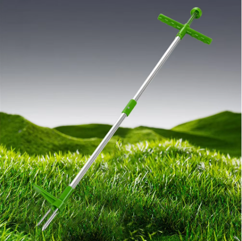 Ruohonleikkuri rikkaruohojen poistamiseen teräksestä