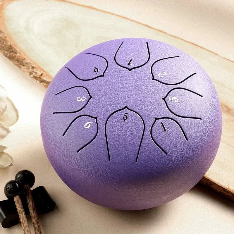 Mini tambor relajante con sonidos apacibles integrados 