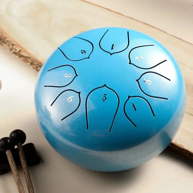 Mini tambor relajante con sonidos apacibles integrados 