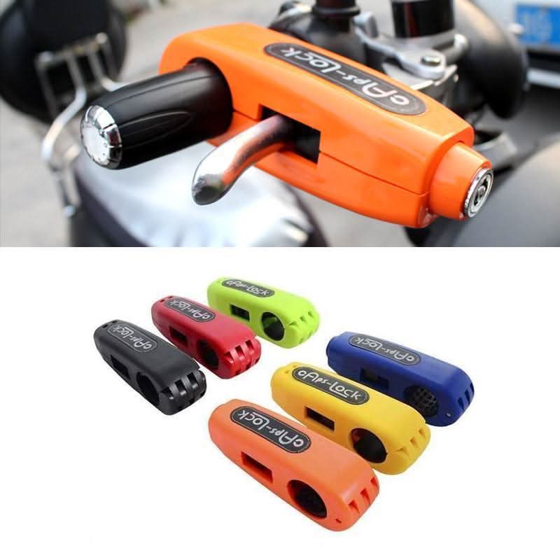 Express lås för motorcykel- och scooterstyre 