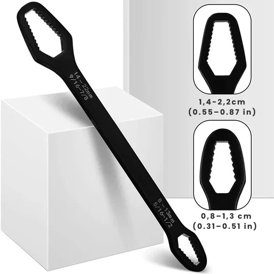 Cheie multifuncțională robustă pentru șuruburi și piulițe diverse 