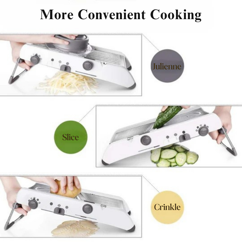 Mandolina ajustable para cortes rápidos 