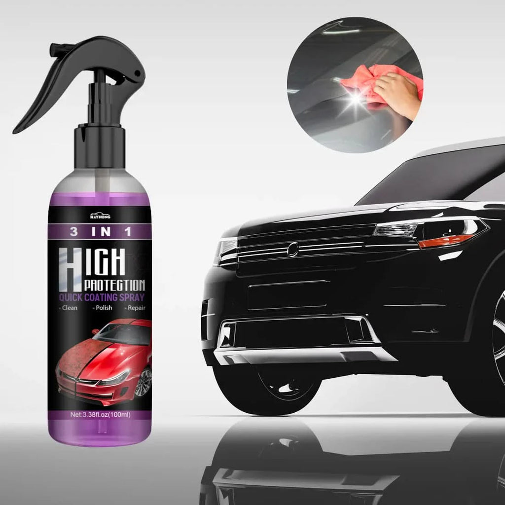 Brillo instantáneo y protección en un solo spray 