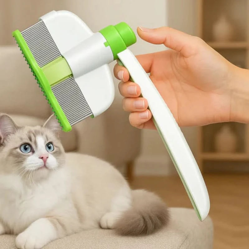 Peigne anti-poils pour animaux de compagnie