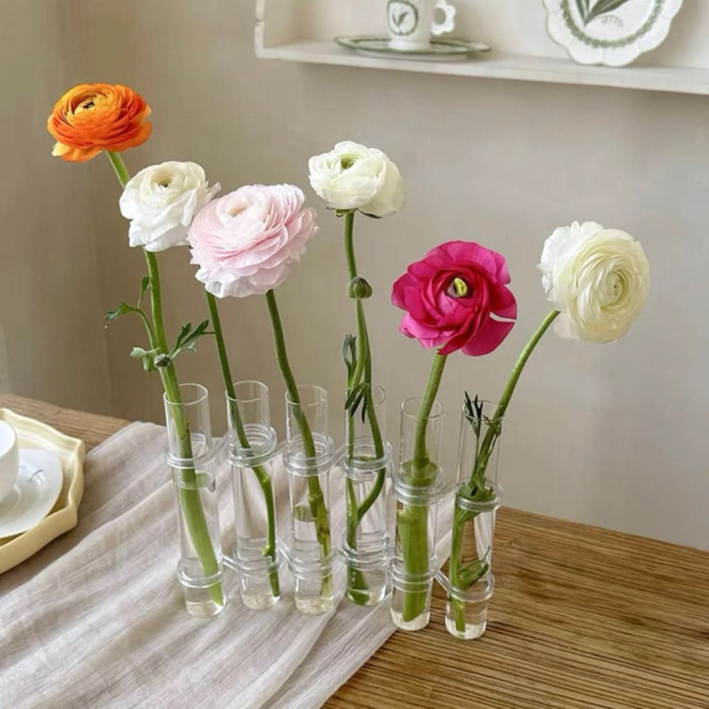 Elegante modulaire vaas voor creatieve bloemstukken 
