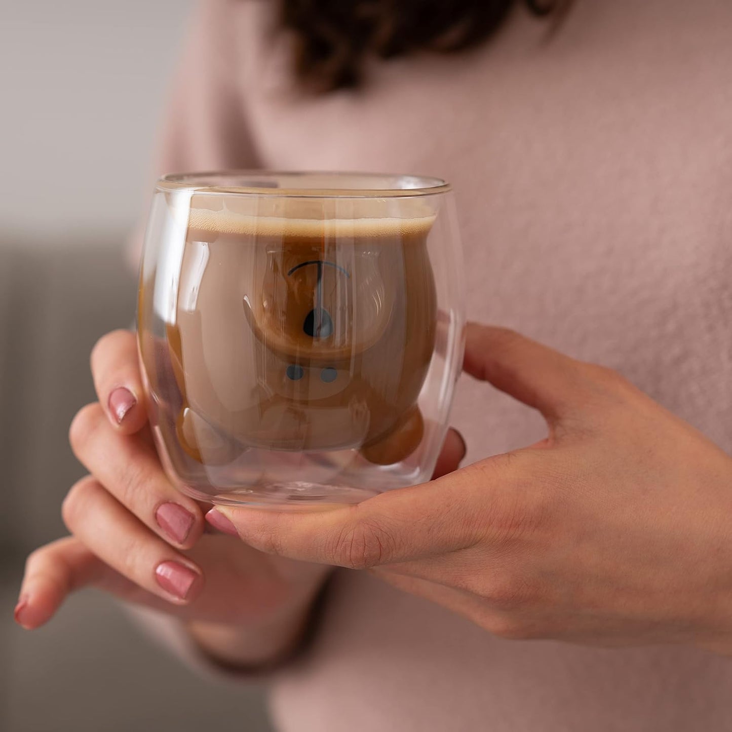 Tazza da caffè a forma di orso - Carina e pratica 