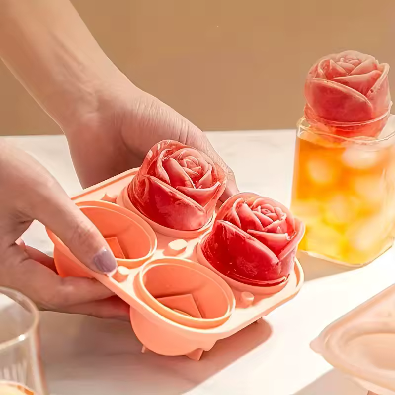 Eiswürfelform - Blumenstil für raffinierte Cocktails 