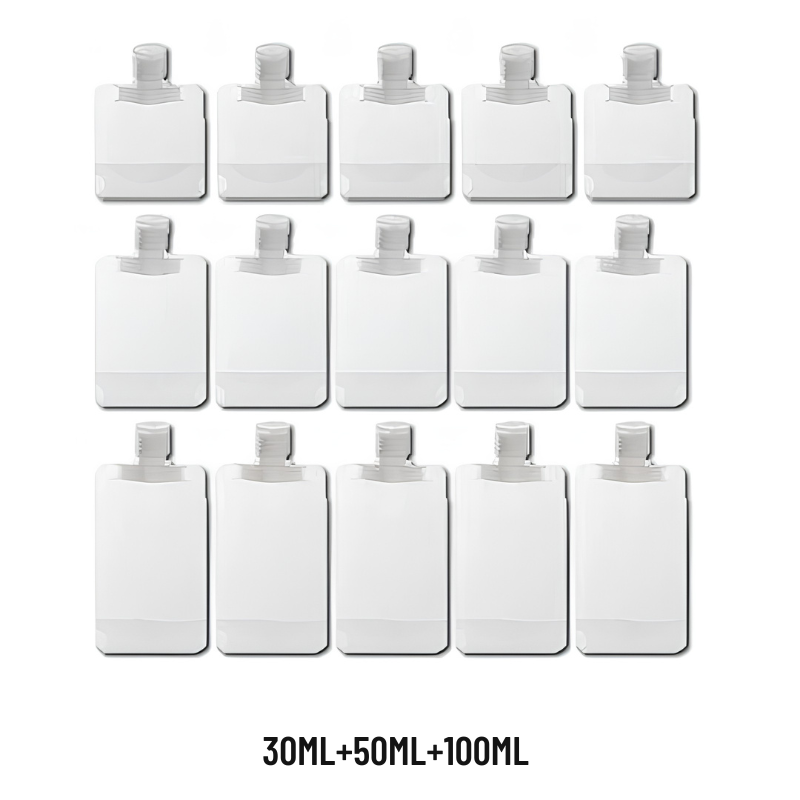 סט 40 בקבוקי נסיעות – נשיאה נקייה ומסודרת — 30ML+50ML+100ML, תמונה 15