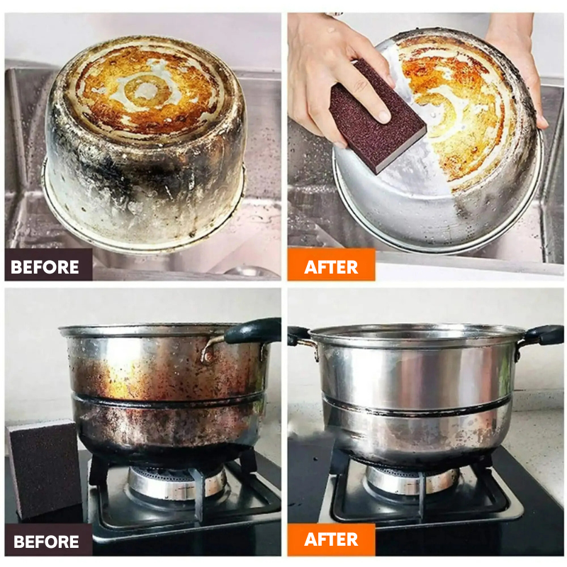 頑固な汚れに超効果的なマジックスポンジ (x10) 