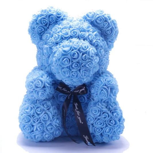 Un ourson fleuri pour des émotions éternelles