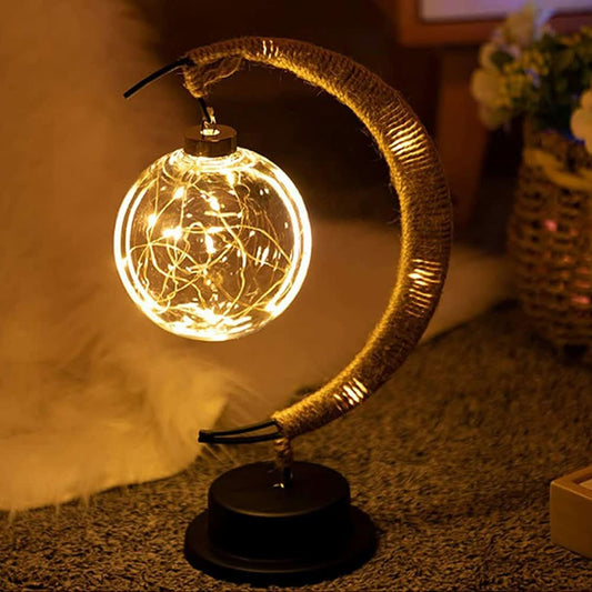 Hangende maanlamp voor een feeërieke sfeer 