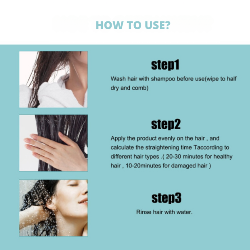 Crema alisadora instantánea para un cabello sedoso 