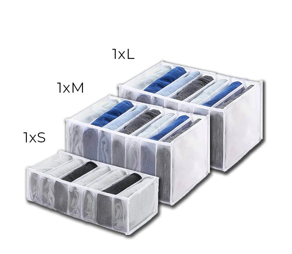 Storage box kit to organize your drawers (x3) 