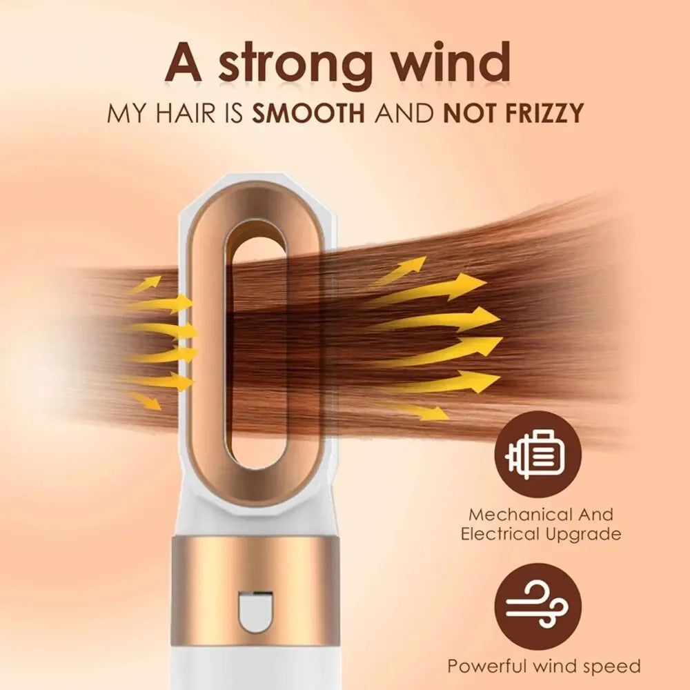 Στεγνώστε, ισιώστε και φτιάξτε τα μαλλιά σας με μια μόνο συσκευή 5 σε 1 