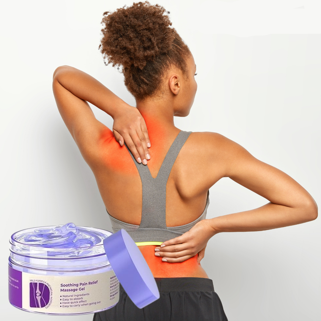 Gel natural calmant pentru a ameliora durerile și tensiunile 