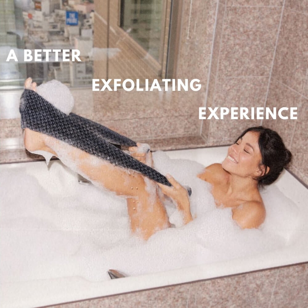 Puha hámlasztó törölköző – Simább bőr egyetlen mozdulattal 