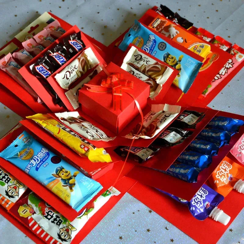 Explosionsbox für Erinnerungen – Geschenkbox — Foto 11