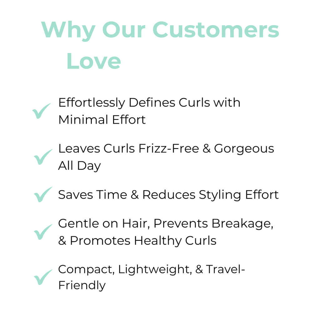 Hårborste för definierade lockar utan frizz 