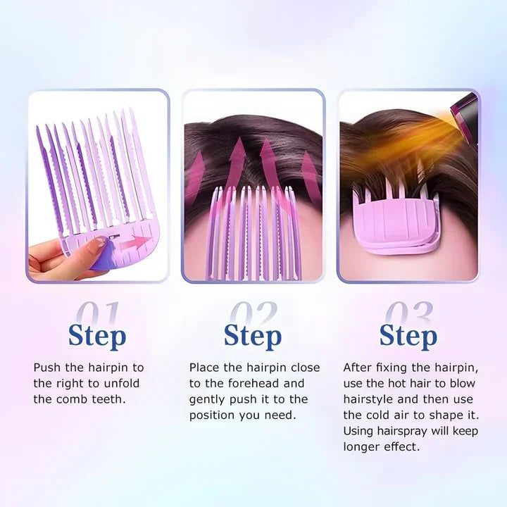 Instantané voluminøs frisyre med mykhet og uten anstrengelse 