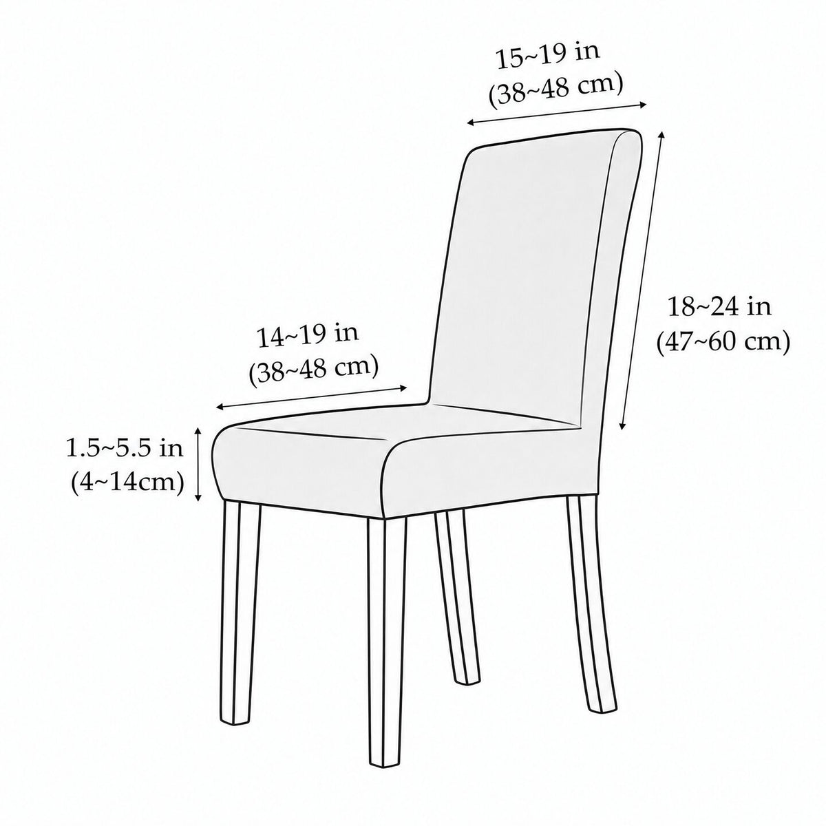 Fundas de silla extensibles premium para una protección duradera 