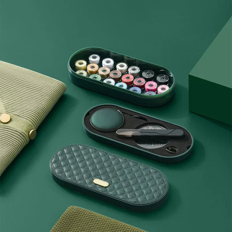 Valmis ompelusetti tarvikkeineen 