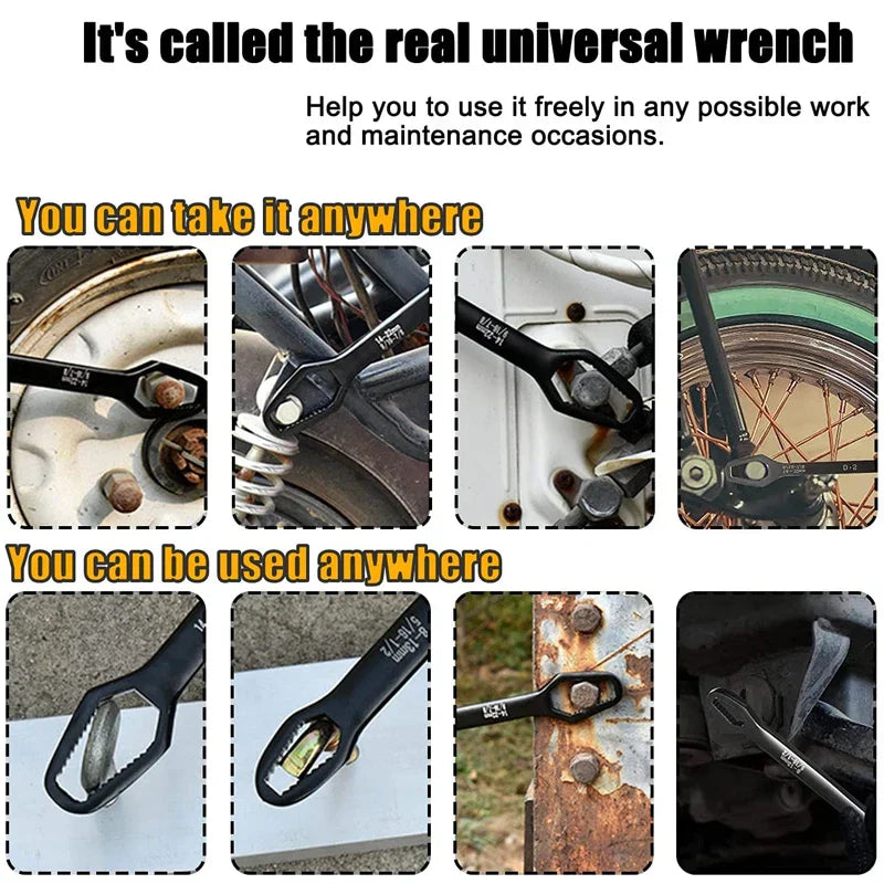 Cheie multifuncțională robustă pentru șuruburi și piulițe diverse 